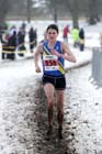 Susan Partridge (Leeds) finishing 3rd in the senior womens Northern Cross Country Championships.